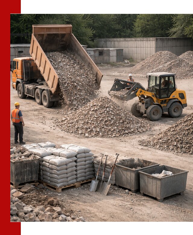 Вторичные материалы для отсыпки в Таре — поставка и доставка