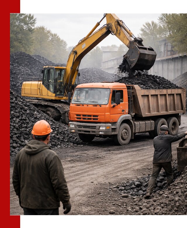 Доставка угля автотранспортом в Таре быстро и выгодно