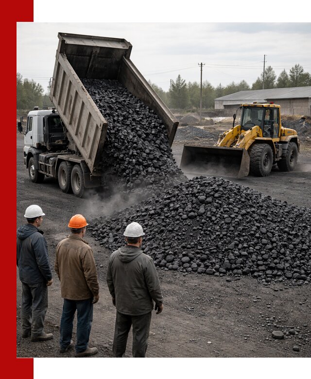 Доставка угля антрацита в Таре с самосвалами и погрузкой
