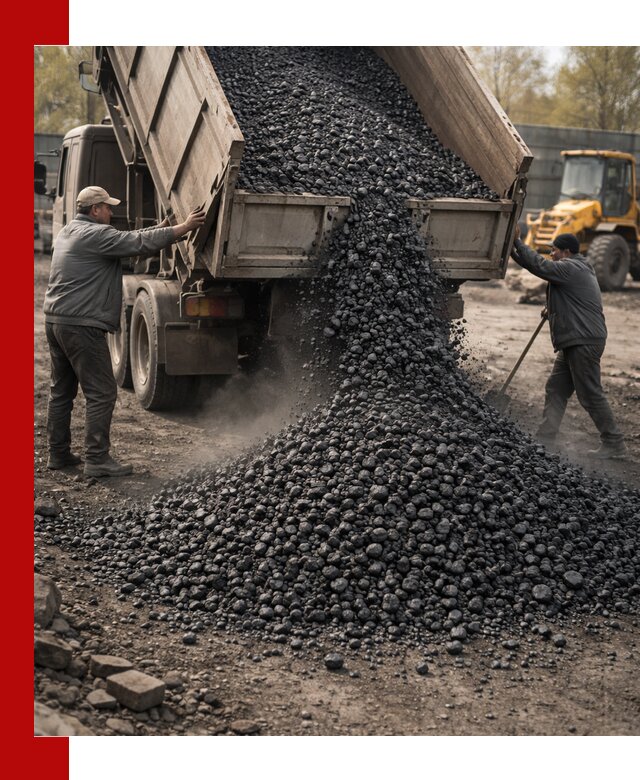 Доставка угля семечка самосвалами в Таре