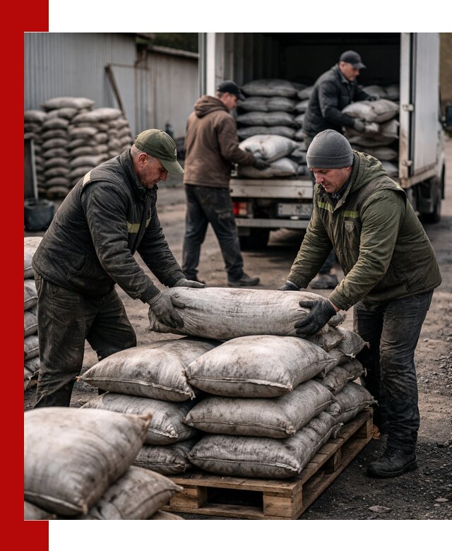 Доставка угля в мешках по выгодным ценам в Таре