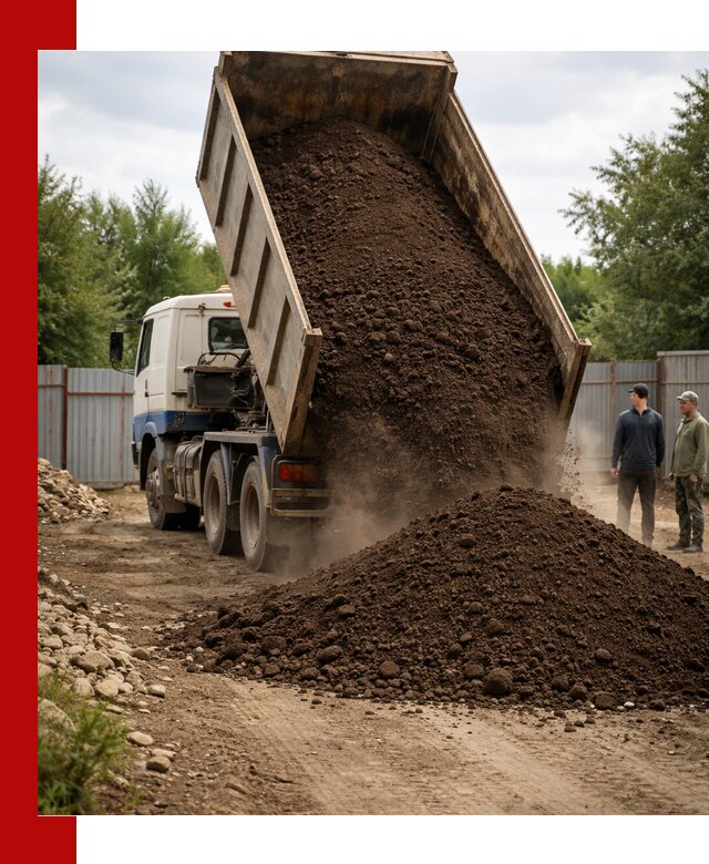 Доставка самосвалом 10 кубов в Таре быстро и надёжно