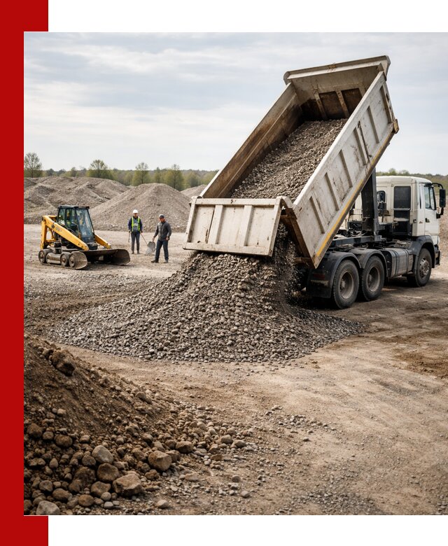 Доставка самосвалом 25 м³ в Таре быстро и надежно