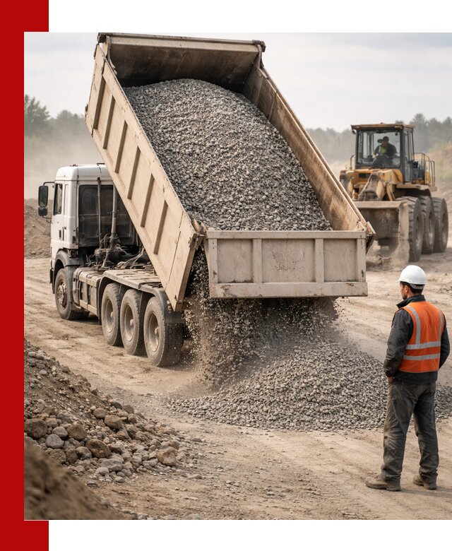 Доставка самосвалом 40 кубов цемента и сыпучих в Таре