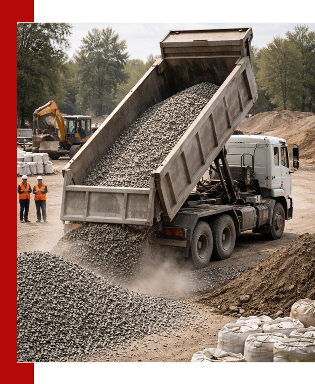 Аренда самосвала в Таре для доставки сыпучих и нерудных материалов