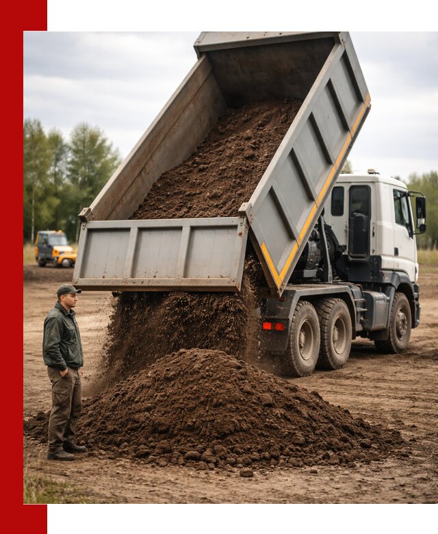 Аренда самосвала с водителем в Таре для сыпучих грузов и навоза