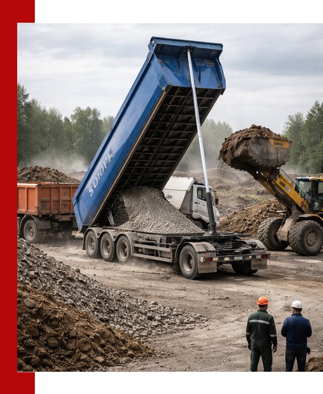 Аренда тонар 40 тонн в Таре с доставкой материалов