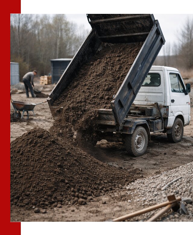 Аренда минисамосвала в Таре для доставки сыпучих материалов