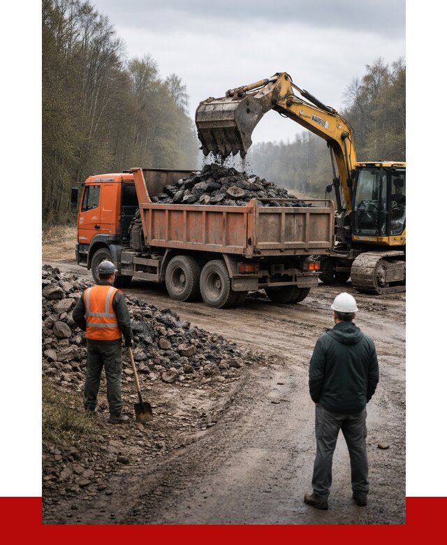 Вывоз асфальта в Таре от 4630 р. самосвалом ПРОНЕРУДТар