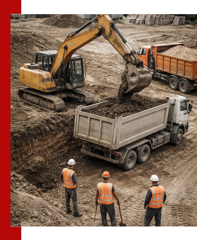 Разработка грунта для строительства и благоустройства в Таре