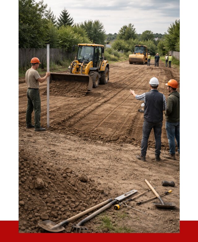 Планировка участка грунтом в Таре от 4630 р ПРОНЕРУДТар